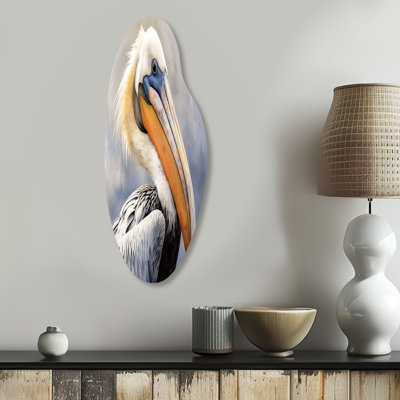 Burrus - Pelican Curved Shape Asymmetric Metal Wall Art