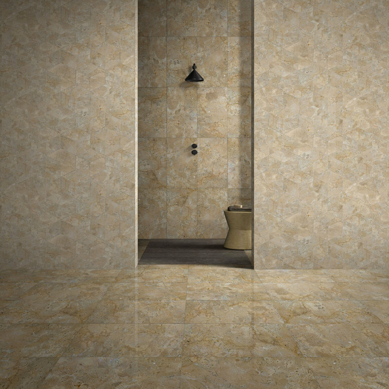 Carreau de marbre hexagonal, marbre de Carrare, marbre naturel, pour le mur et le sol, carreau de marbre poli, pierre naturelle, 1 boîte de 12 pièces