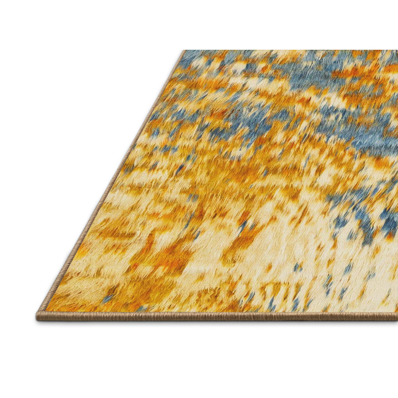 Abstract Indoor Rug, Rectangle 3' x 5'