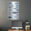 Beachcrest Home ™ «Go With the Flow I» par Courtney Prahl, art mural en métal-797143343