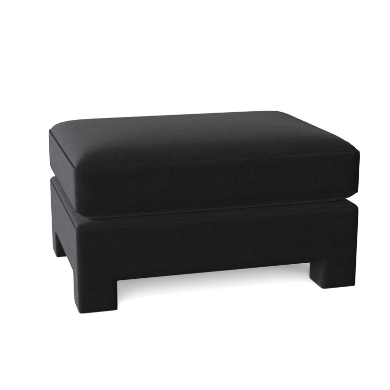 Bernhardt Mily Bumper Ottoman, Akiko Graphite Performance 5534-011
