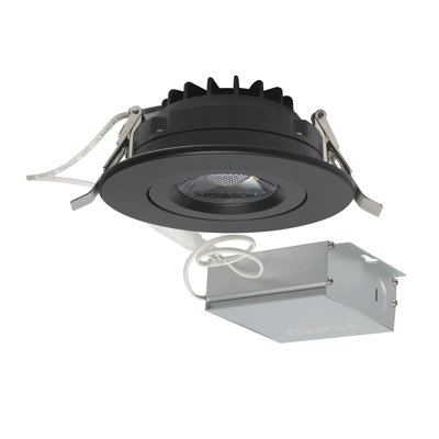 4'' Dimmable Air-Tight IC Rated LED Canless Recessed Lighting Kit