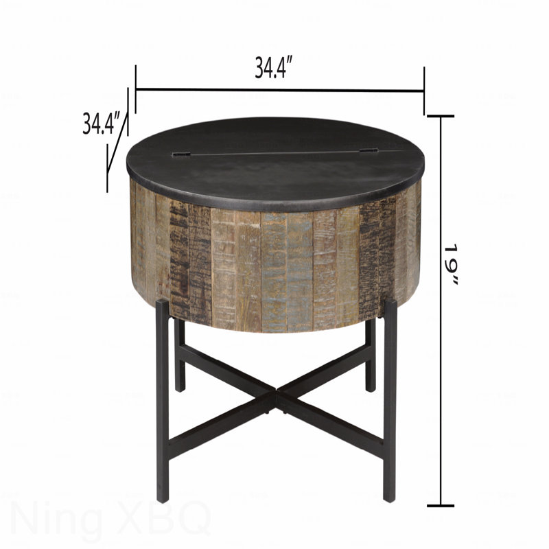 Table basse rustique rétro