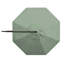 Parasol en porte-à-faux octogonal en porte-à-faux 9 pi x 9 pi 3 po Houpt-88143346
