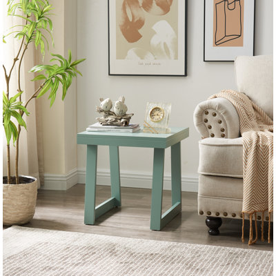 Charlie Square Side End Table, Couch Bedside Nightstand Sofa Table for Living Room/Bedroom/Office