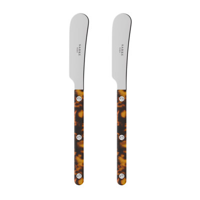 Set of 2 Bistrot Tortoise spreaders