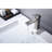 Waterfall Spout Bathroom Faucet,Single Handle Bathroom Vanity Sink Faucet