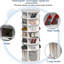 Support à chaussures rotatif 7, pouvant contenir diverses chaussures, peu encombrant, tour de rangement blanche 7, rotation de 360 °, couleur