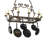 Tourelle Steel Handcrafted Rectangle Chandelier Pot Rack