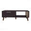 Table basse pour salon finition chêne clair