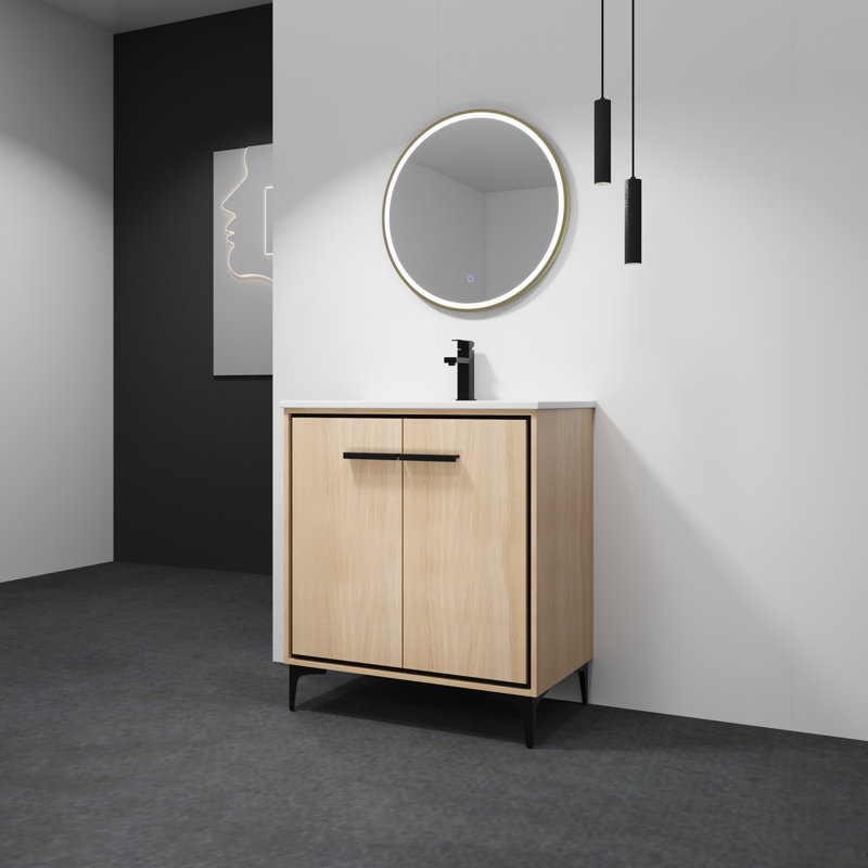 Base de meuble-lavabo 30 po avec lavabo