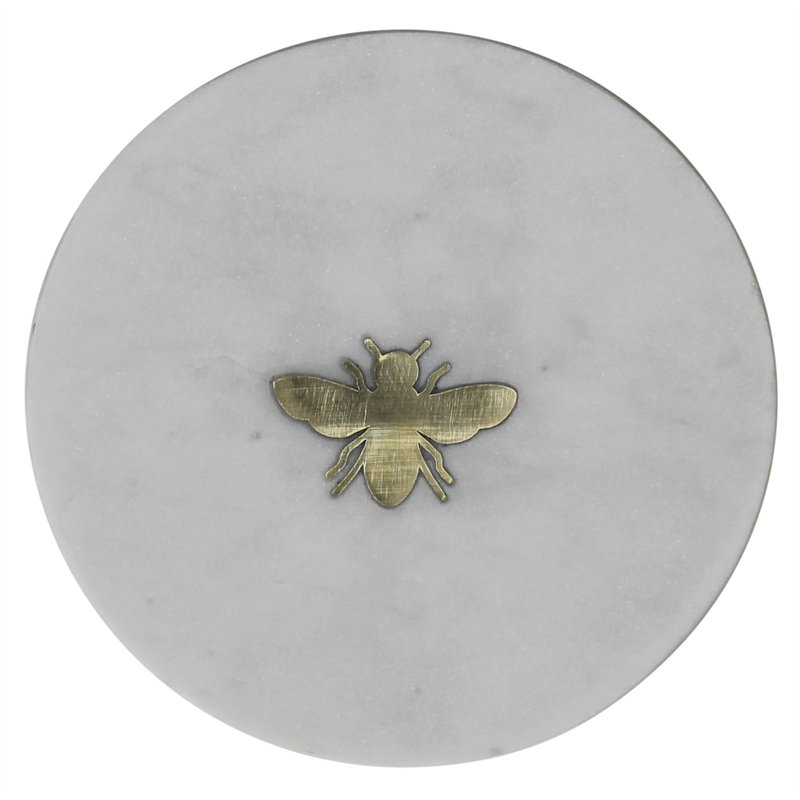 Plateau de service en marbre Bumble Bee