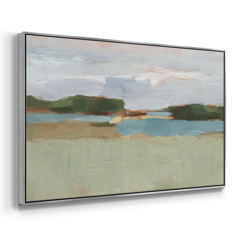 " High Noon Vista Study I ", Silver, 25" H x 37" W x 2" D