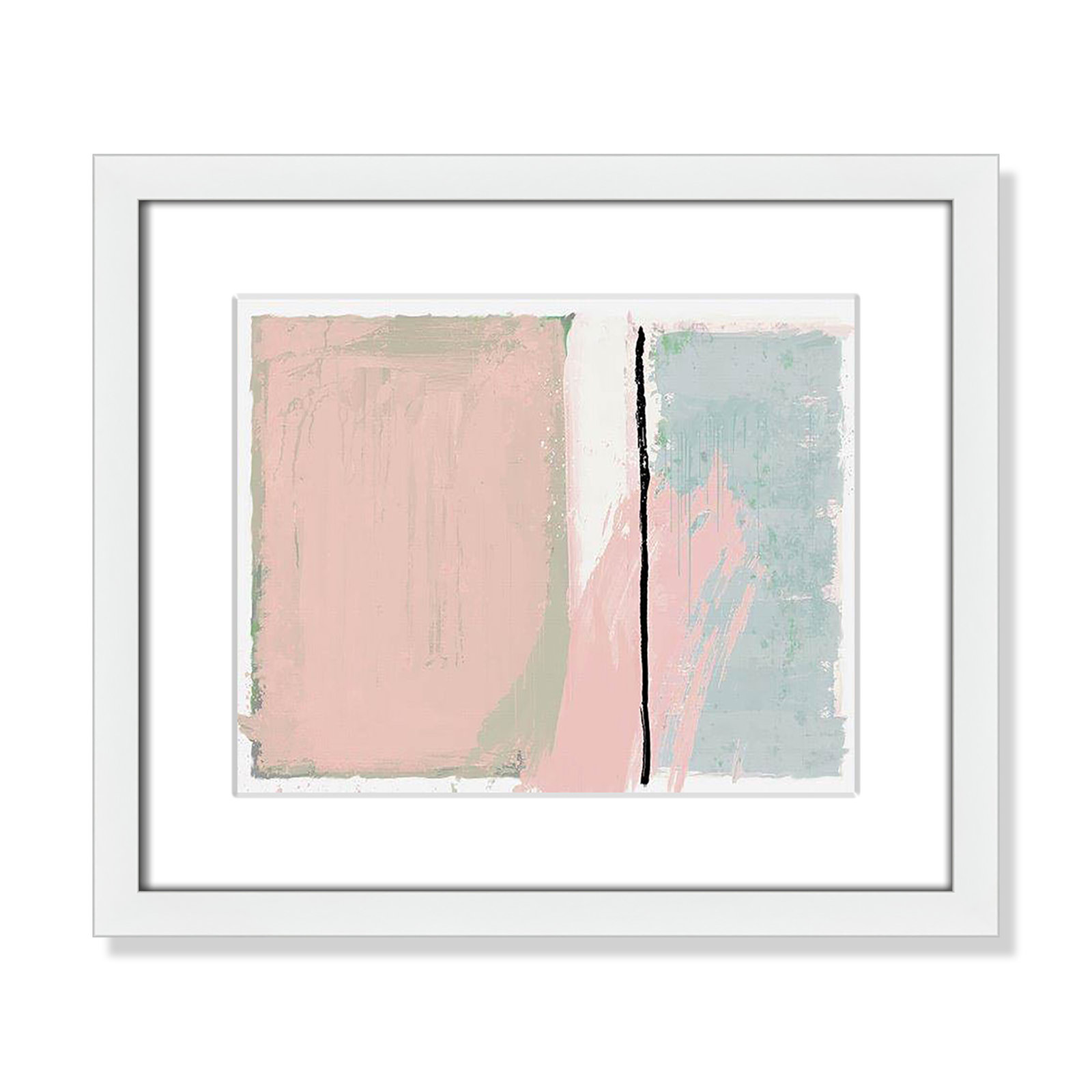 Pastel Opulance by Casa Fine Arts, White, White Box Picture Framed, 13" H x 15" W x 1.25" D