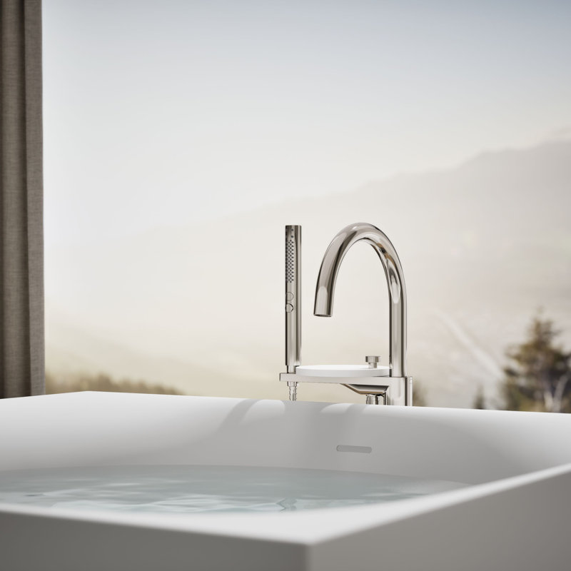 Stillness Soak 46 In. X 46 In. Freestanding Bath