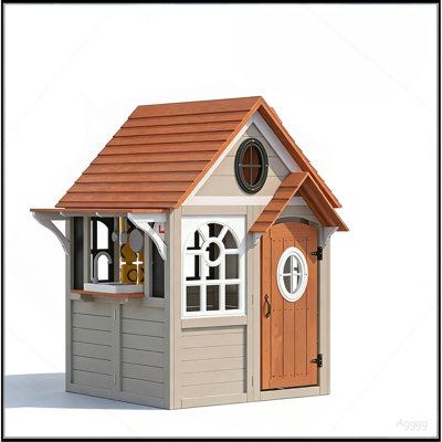 Spacious Kids Playhouse,Wooden Kids Playhouse