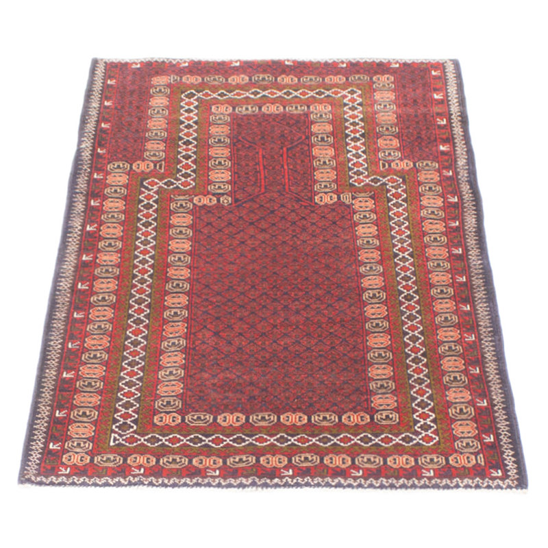 Teimani Burgundy Rug 2'9" x 4'8"