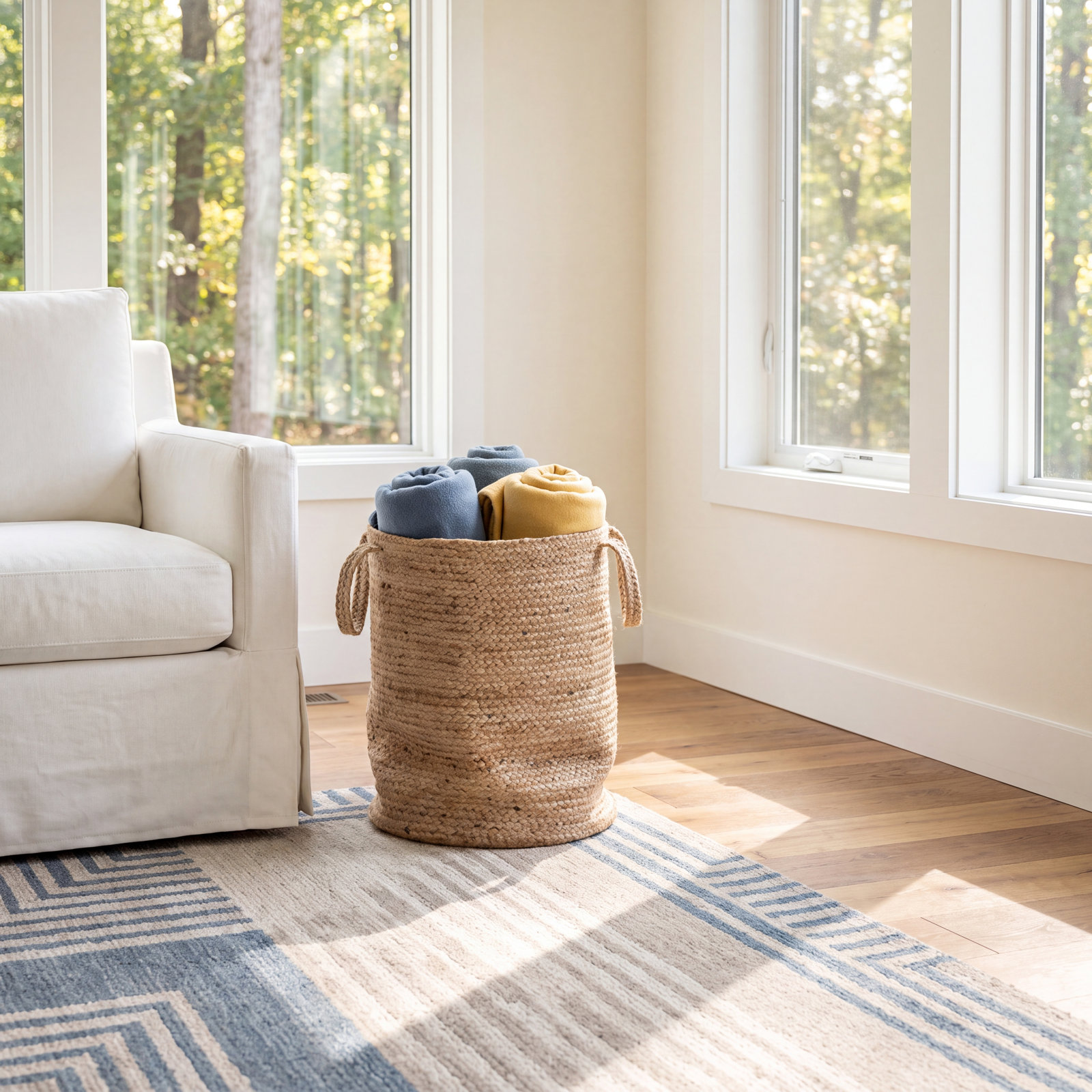 Jute Storage Bin