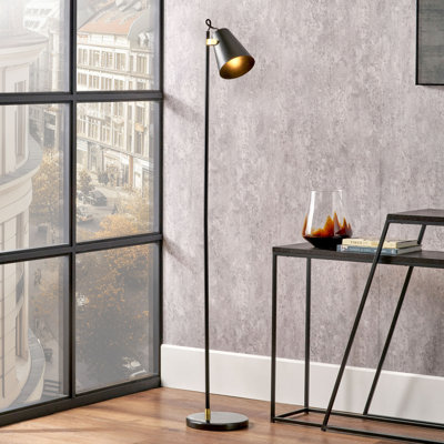 Theia 144cm Brushed Task Floor Lamp