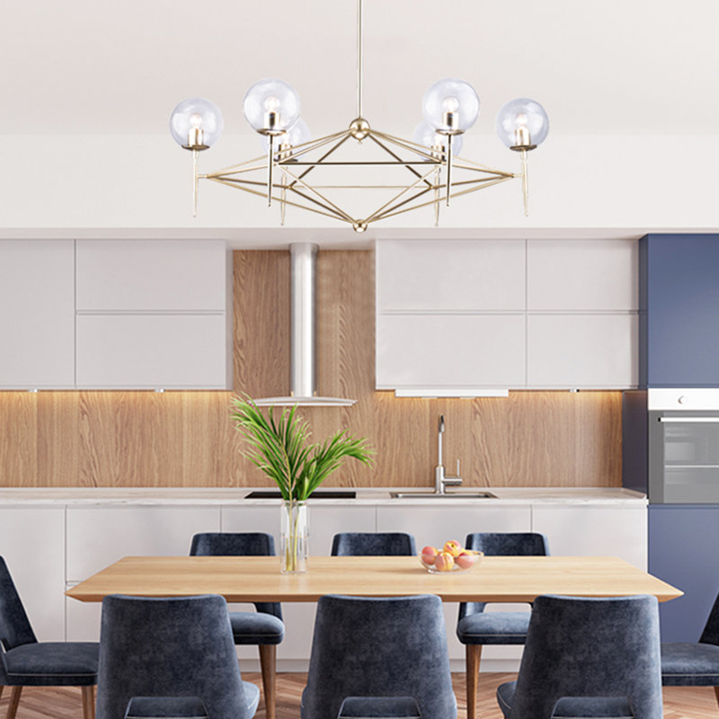 Eastbourne Modern 6-Light Globe Chandelier 