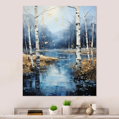 " Birch Woods Moonlit Symphony VII "