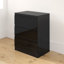 Carlton 3 Drawer Chest Of Drawers: 60cm Wide. High Gloss Front. Scratch Resistant. Modern No Handle Design. 12cm Deep Drawers-39703020