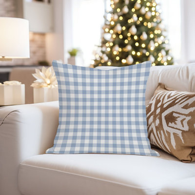 Blue Gingham I Modern