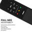 Base de lit réglable de 15 po avec tête de lit, ports USB, télécommande sans fil, inclinaison de la tête et du pied Shavertown-69535446