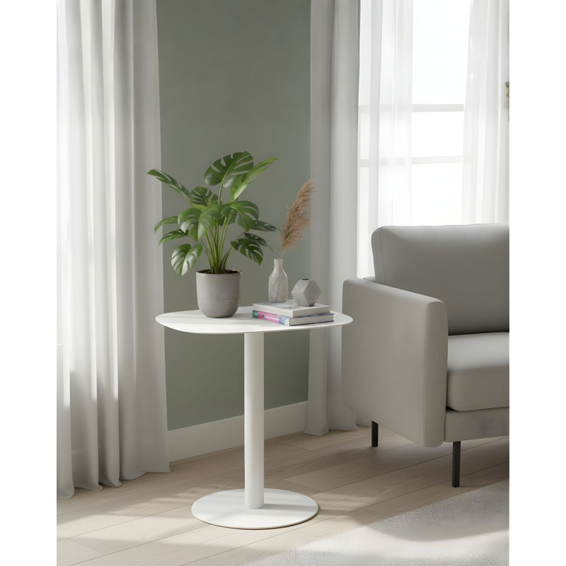 Blaney Side Table, White