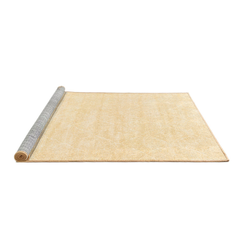 Tapis brun contemporain Contemporary 2580, Rond 3 pi