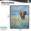 Blue Grass Elephant, estampe numérique, design par Franklyn Gregory-130763598-130763599