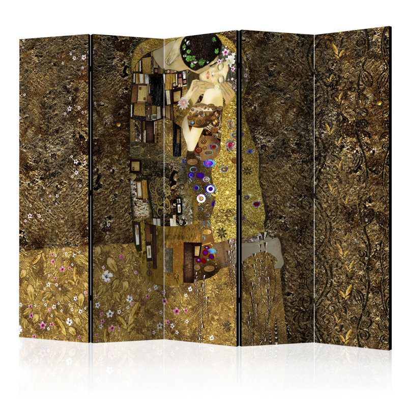 225cm W x 172cm H 5 - Panel  One Sided Room Divider Folding Room Divider
