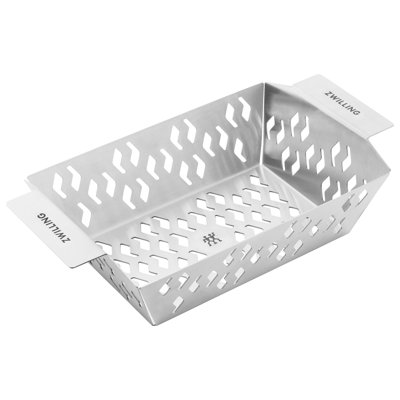 BBQ+ Dishwasher Safe Stainless Steel Grill Basket