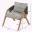 Tissage de rotin classique rembourré pour chaise de patio-1503880286