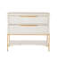 Riggs 2 - Drawer Iron Nightstand