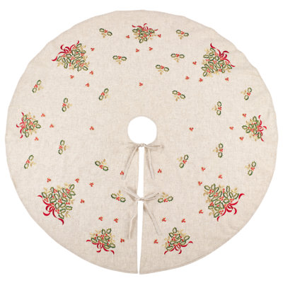 Embroidered Tree Skirt