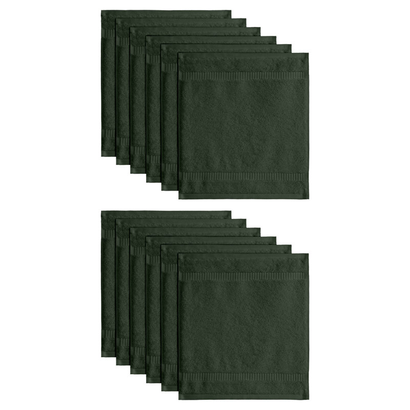 Hamptons Luxury Turkish Washcloth Set, 100% Turkish Cotton, Quick Drying, High Absorbent, Ultra Soft Towels For Home and Spa