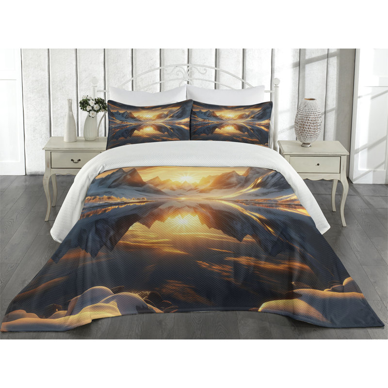Polyester Coverlet, Queen Coverlet + 2 Standard Shams