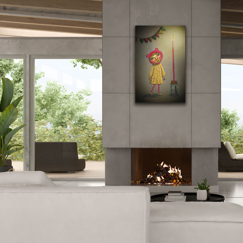  «Make A Wish» par Bebe Keith, art mural sur toile, 26 po x 40 po