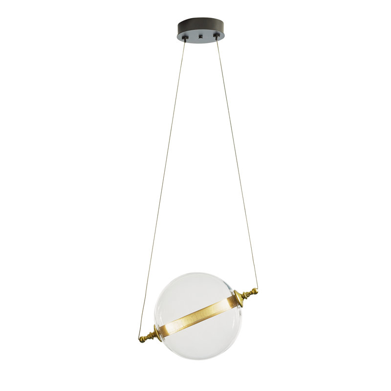 Luminaire suspendu sphère 2 lumières Otto