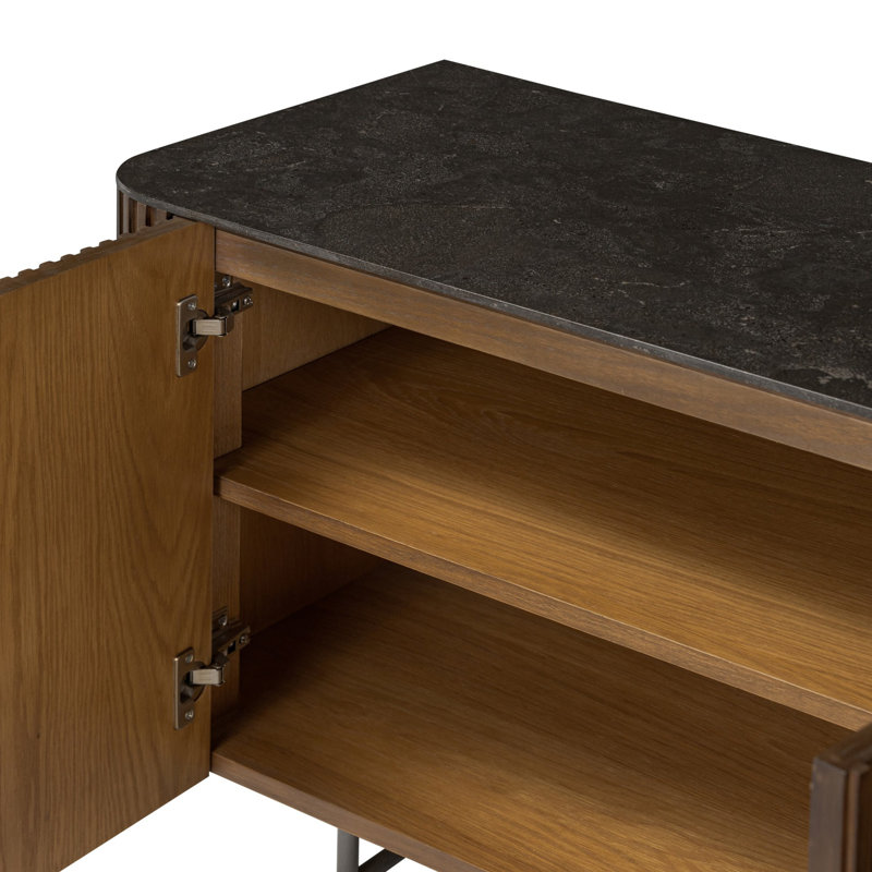 Fletcher Solid Wood Media Console