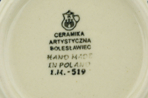 Forget Me Not Handmade Stoneware Rice Bowl