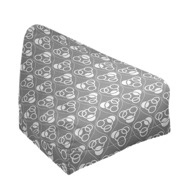 Housse de sac de pois avec des cercles classiques et des vagues, Pas de bourre, H 38 po x L 42 po x P 29 po, Rose vif