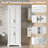 Modern Freestanding Linen Bathroom Cabinet