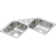 Dayton 32" L x 32" W Double Basin Drop-In Kitchen Sink