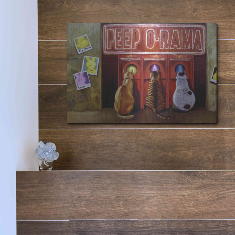 «Peepshow» par Lucia Heffernan, H 12 po x l 16 po