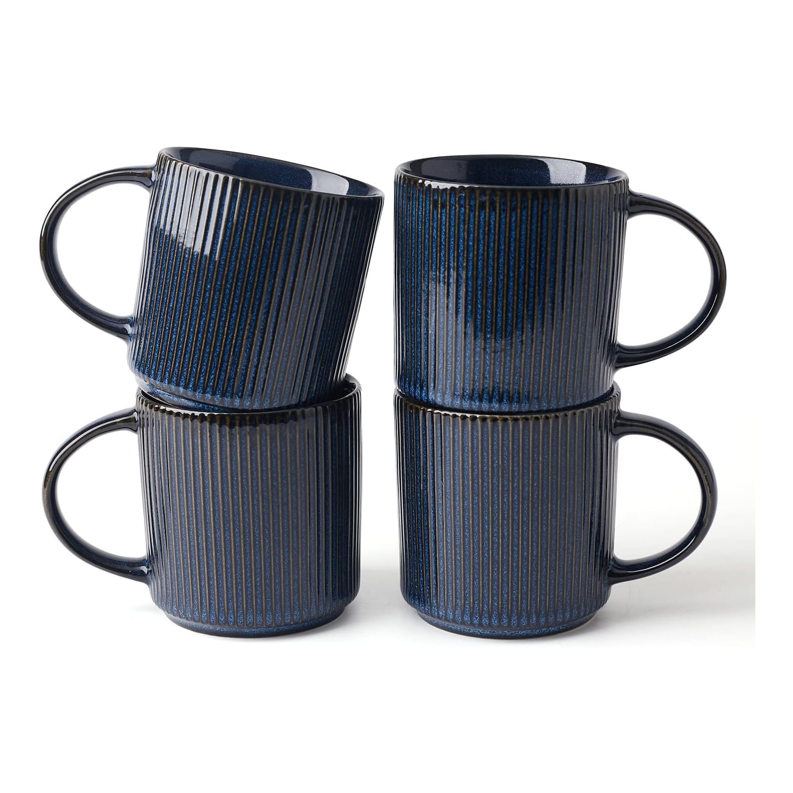 Azal Stoneware Coffee Cup, Nebulas Blue