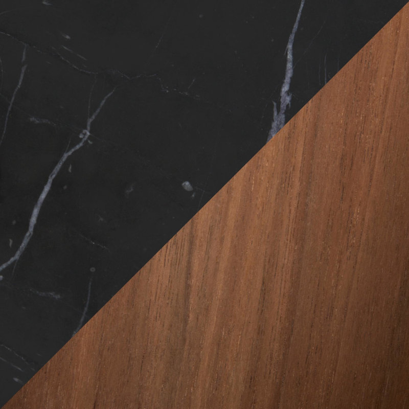 Varville 77'' Black Arched Floor Lamp