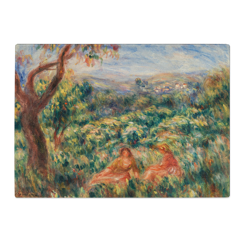Two Seated Women by Pierre-Auguste Renoir Chopping Board, 0.4cm H x 28.5cm W x 39cm L