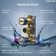 Pressure Balancing Shower Faucet 12" High-Pressure Dual Showerheads with LCD Display
